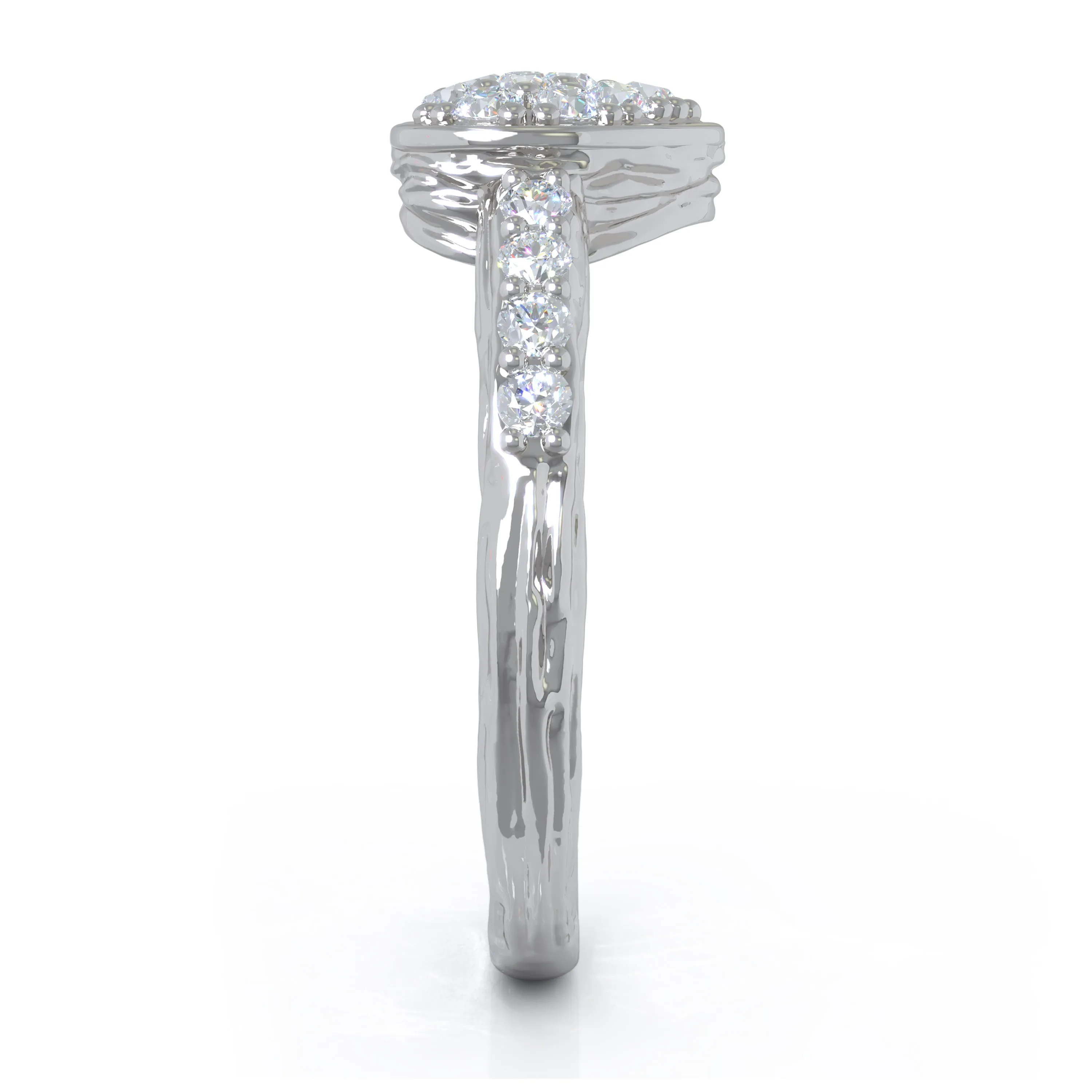 0.40Ct Diamond Heart Ring in 14K Gold