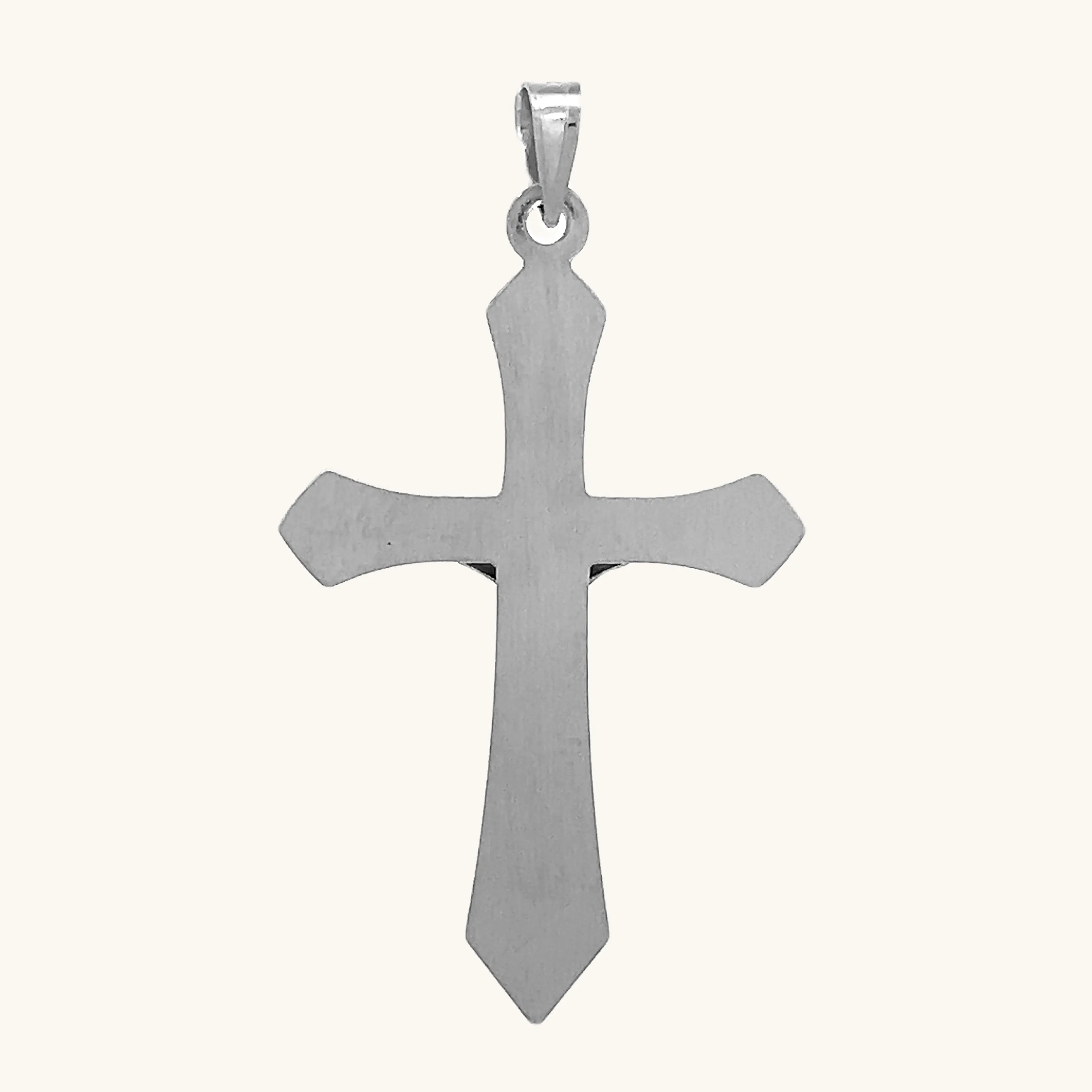 14K GOLD INRI CRUCIFIX PENDANT