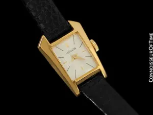 1957 Jaeger-LeCoultre Vintage Ladies Asymmetrical Watch Ref. 2416 - Gold Plated