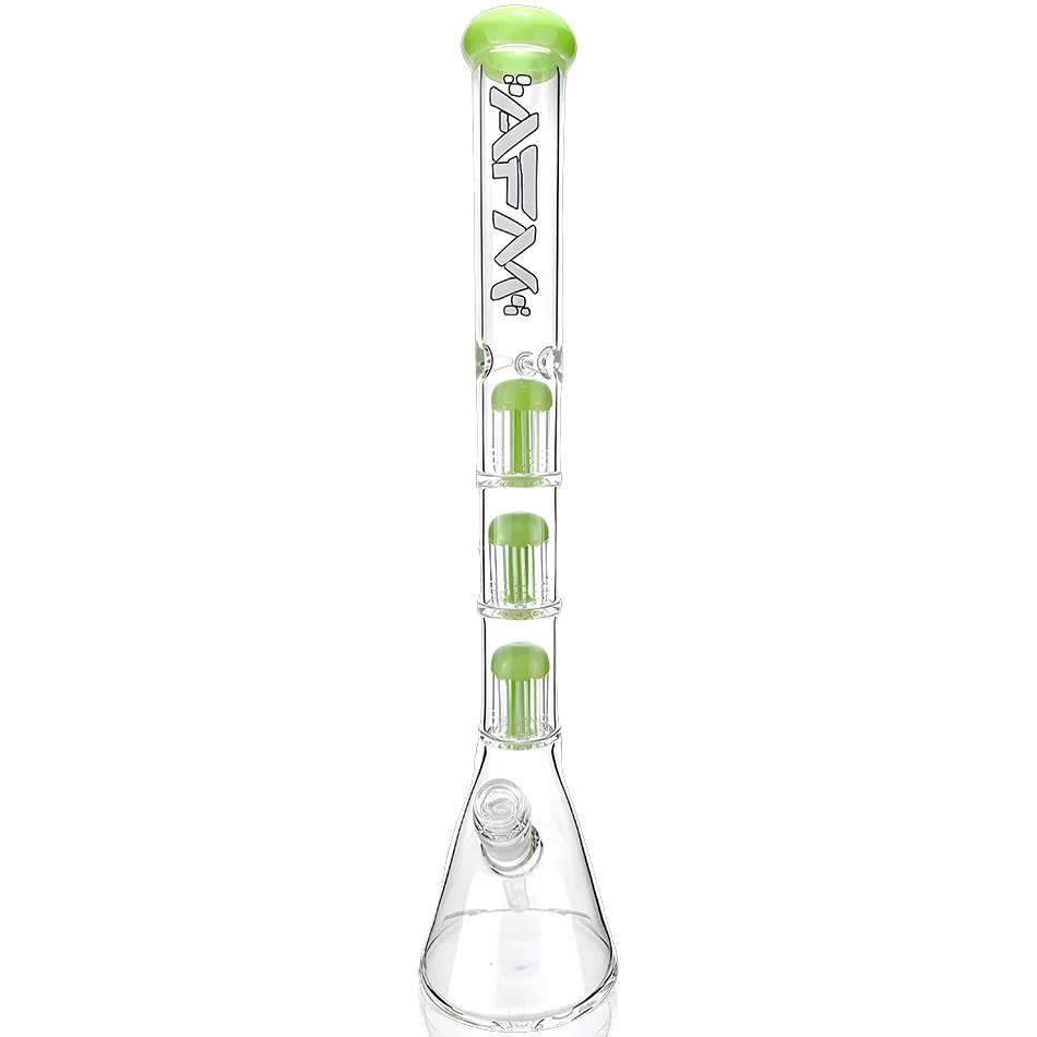 21" AFM Hitter Triple Tree Perc 7mm Glass Beaker Bong