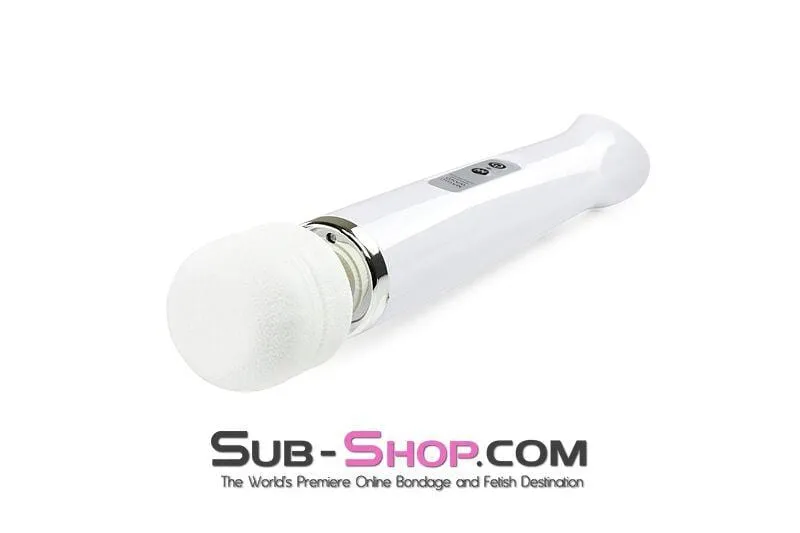 3312M      Rechargeable 10 Speed White Wand Massager