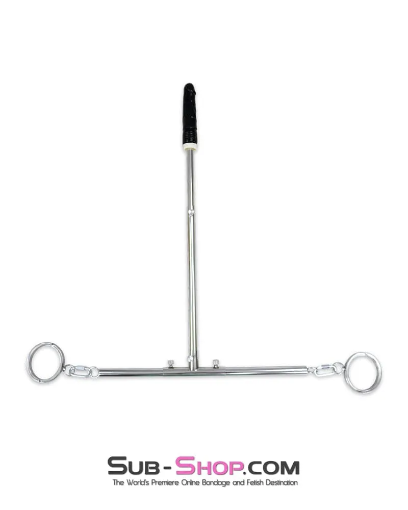 9846M      Open Wide Bondage Spreader Bar with Dildo