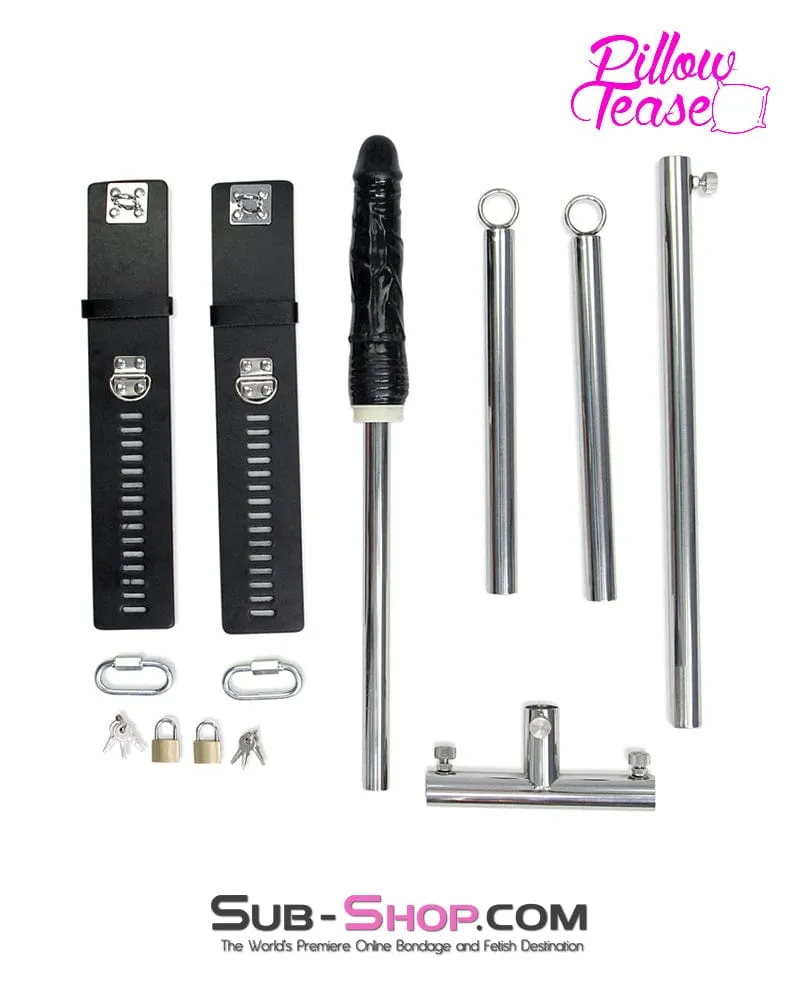 9846M      Open Wide Bondage Spreader Bar with Dildo