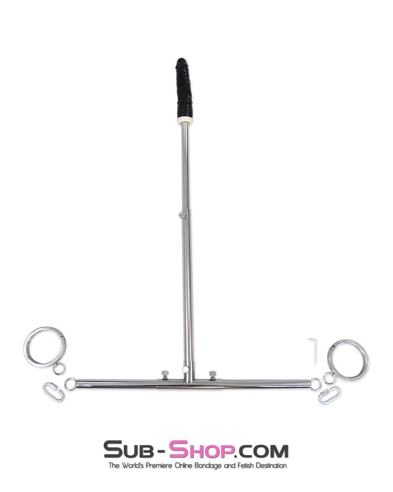 9846M      Open Wide Bondage Spreader Bar with Dildo