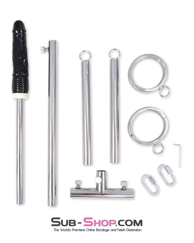 9846M      Open Wide Bondage Spreader Bar with Dildo