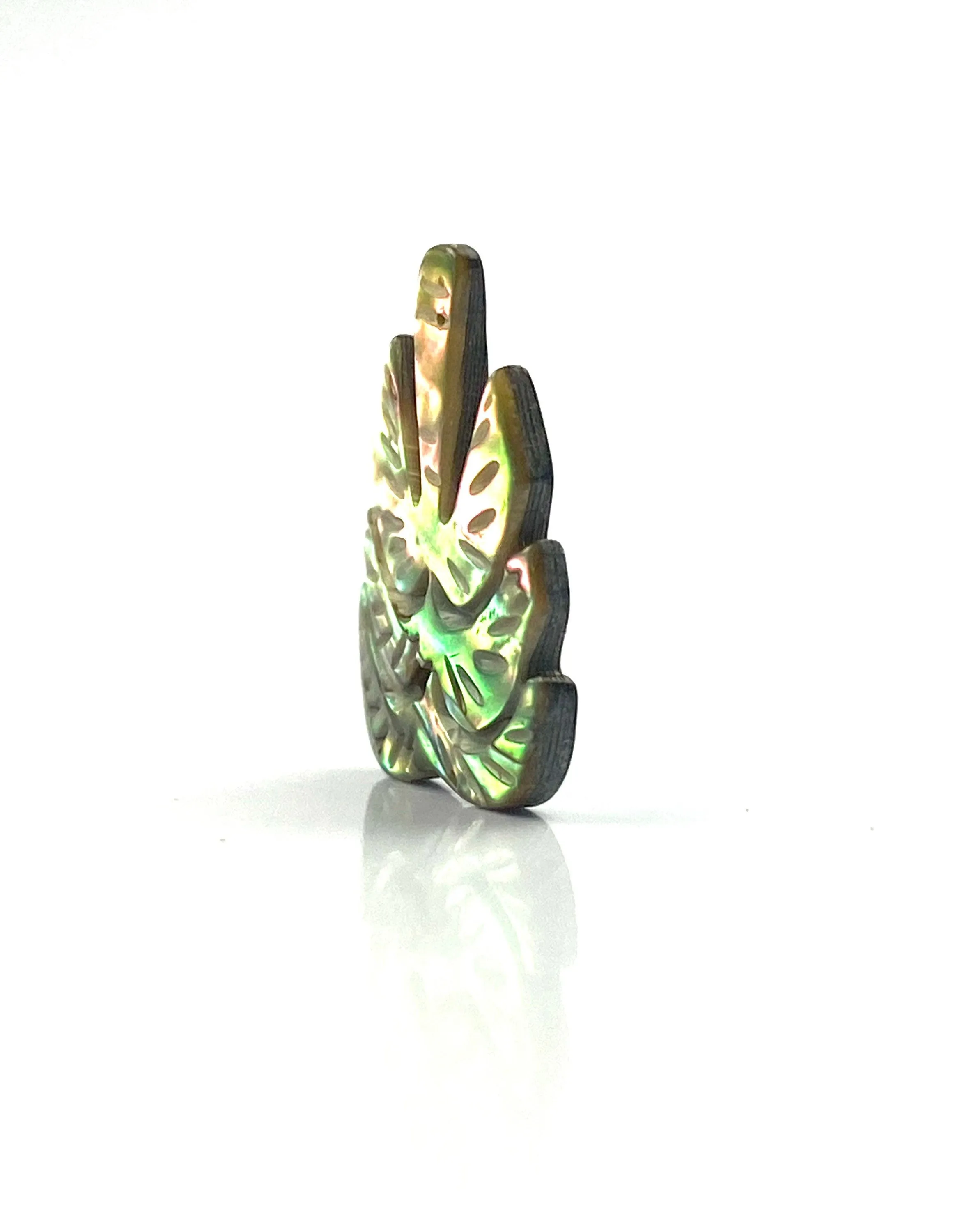 Abalone mother of pearl palm tree, SKU#110