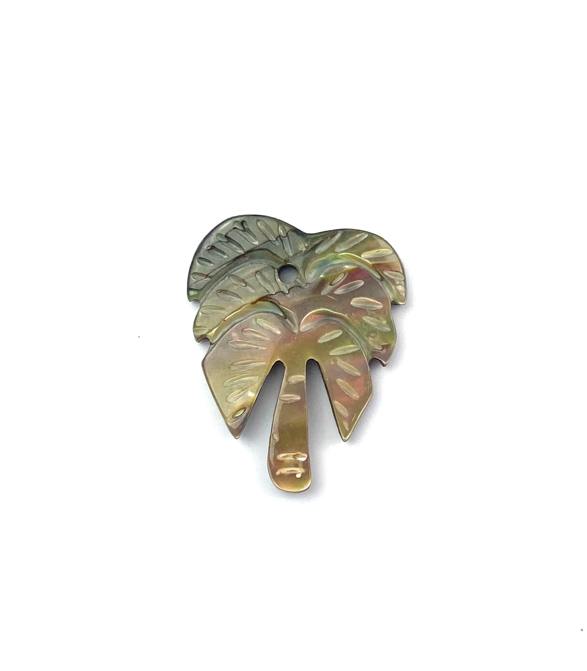Abalone mother of pearl palm tree, SKU#110