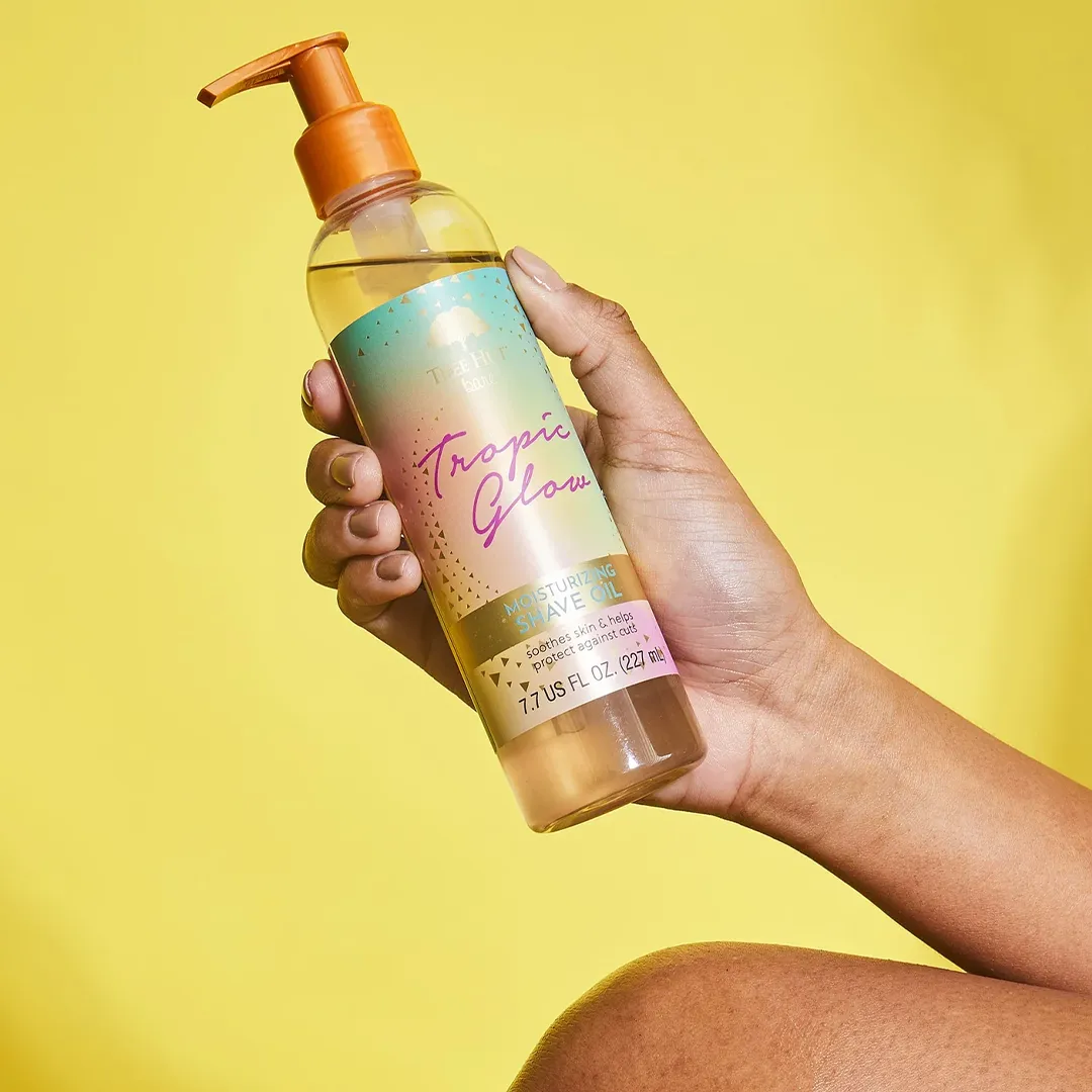 Aceite de afeitar corporal hidratante Tropical Glow  Tree Hut