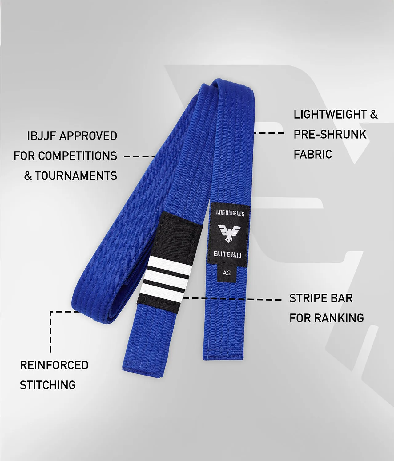Adults' Brazilian Jiu Jitsu BJJ Blue Belt