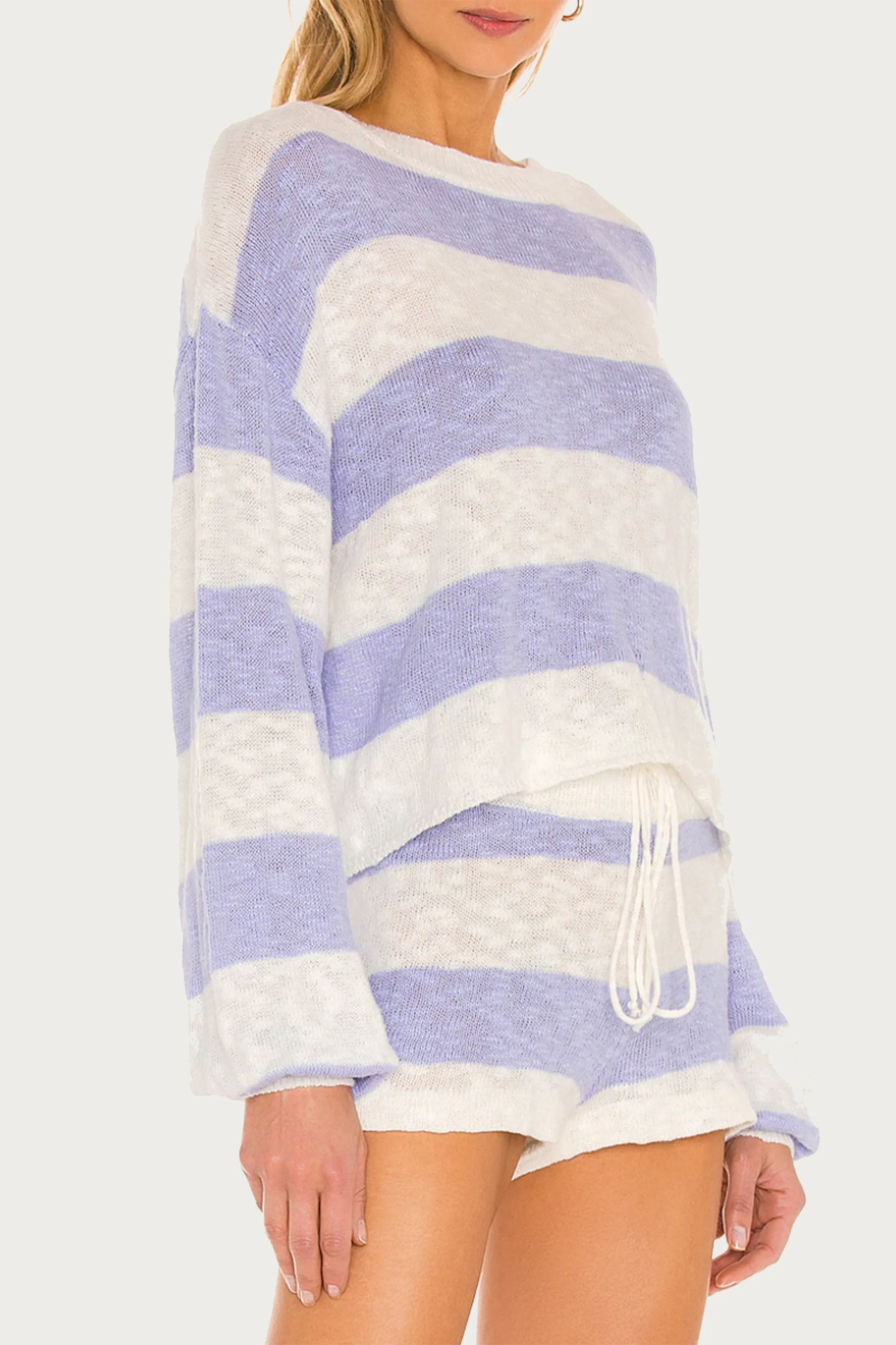 AVA OPEN-KNIT SWEATER