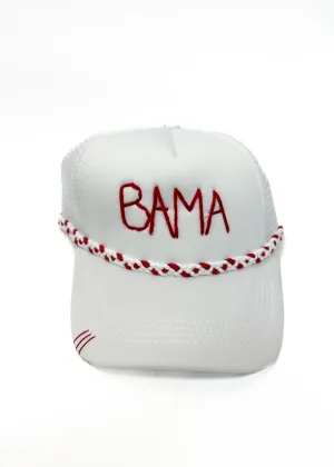 Bama Trucker Hat - White