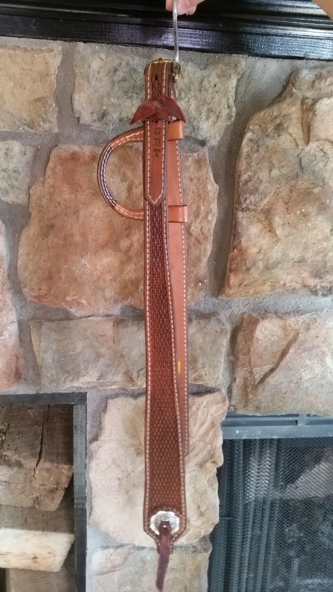 Basket Weave One Ear Headstall