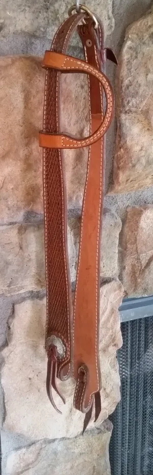 Basket Weave One Ear Headstall