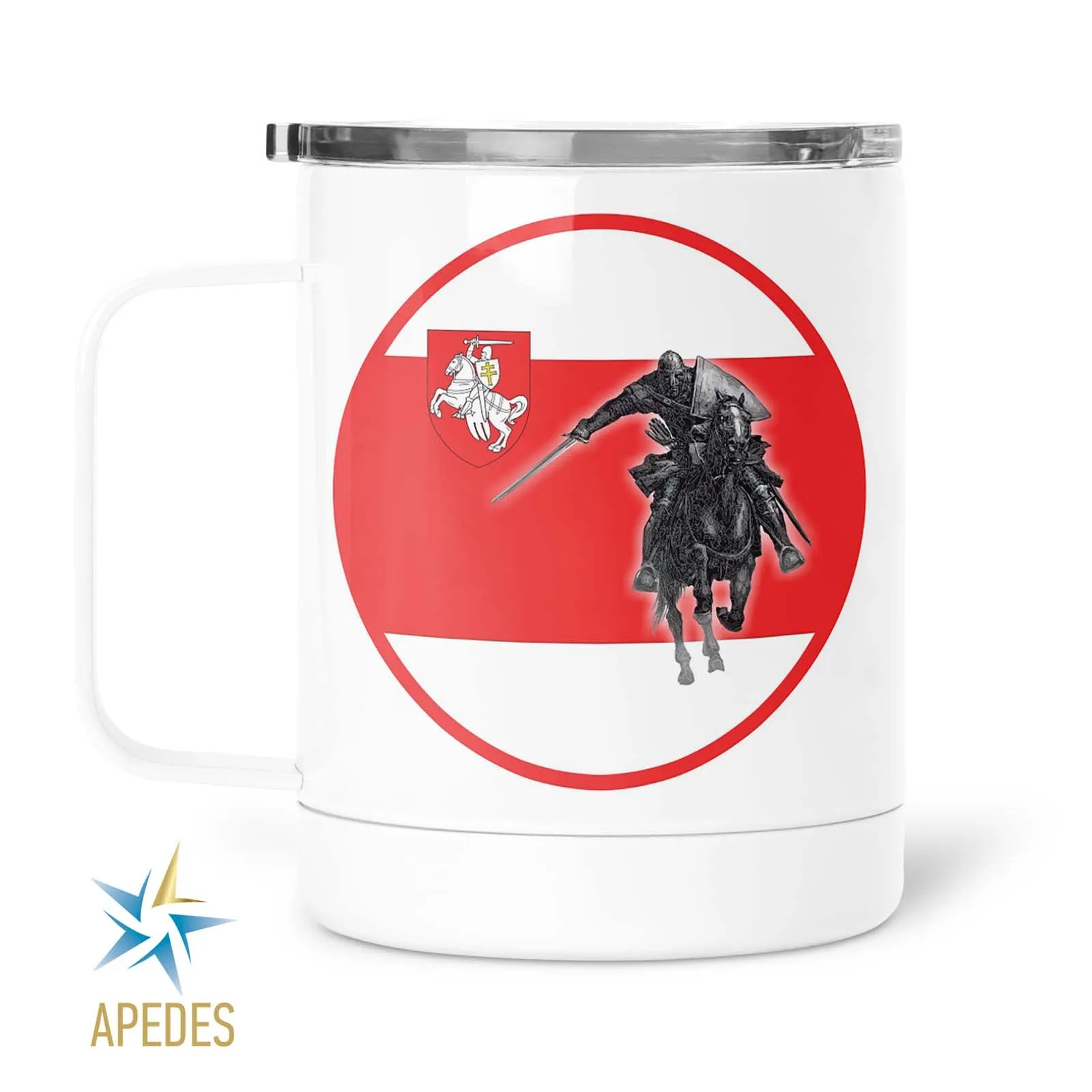 Belarus Pogonya Stainless Steel Travel Mug 13 OZ
