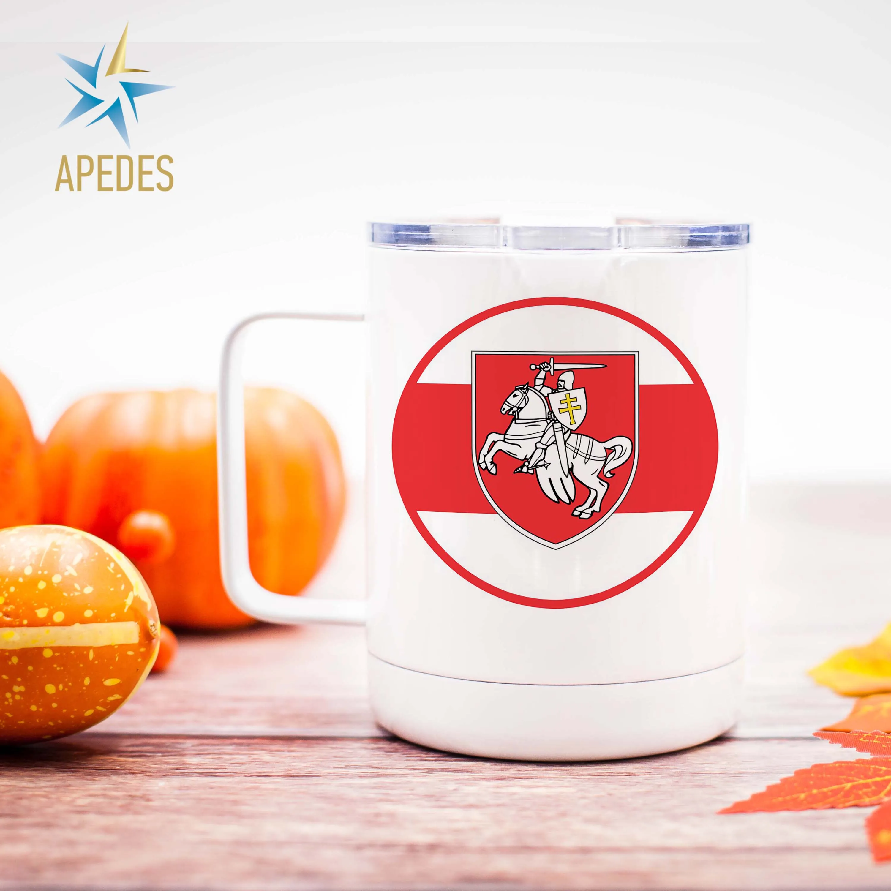 Belarus Pogonya Stainless Steel Travel Mug 13 OZ