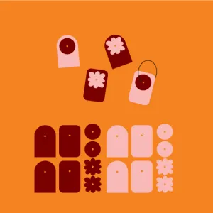 Bento Set: Mod Tile Stacker - 4 pair Mixed Set