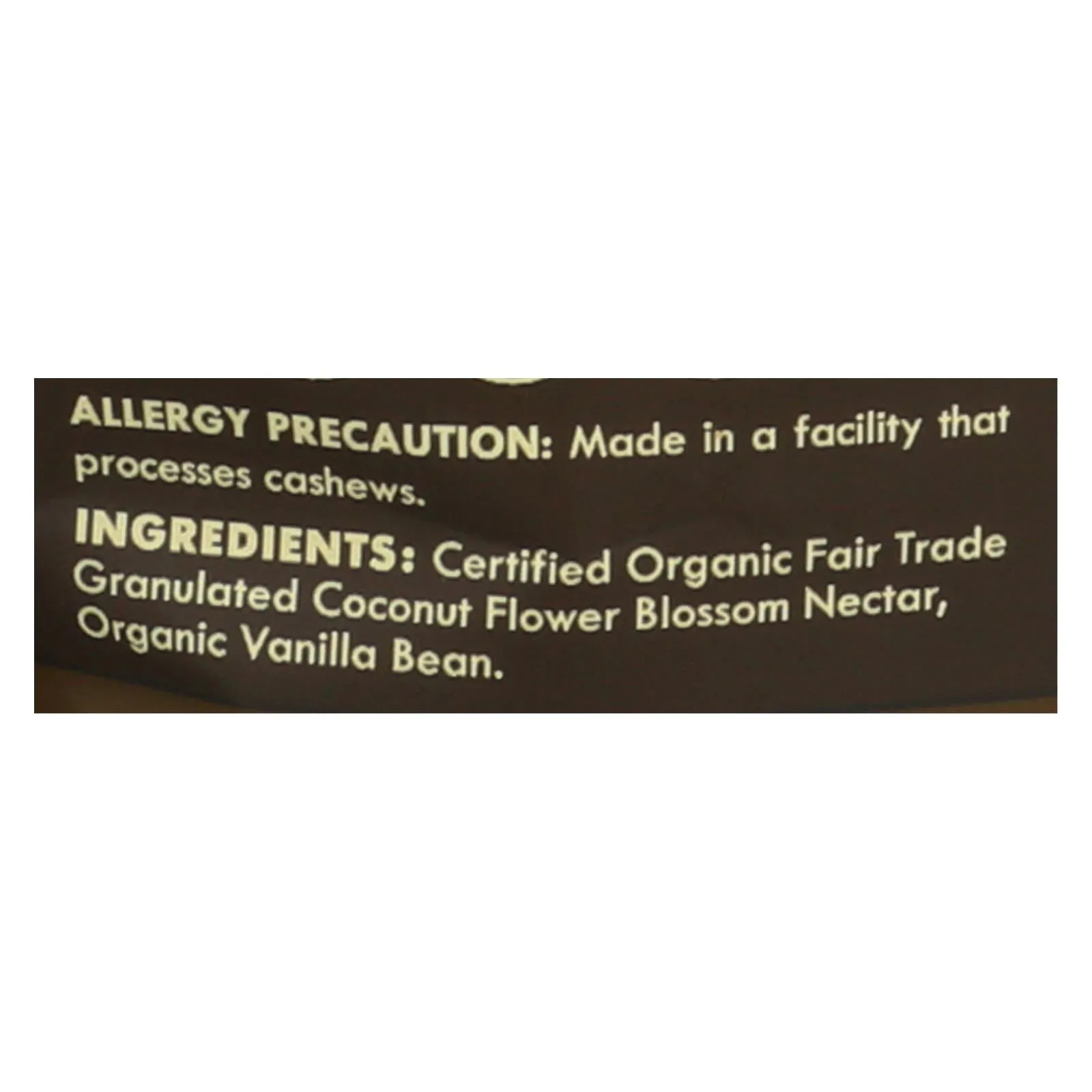 Big Tree Farms Coconut Palm Sugar - Vanilla - Case Of 6 - 14 Oz.