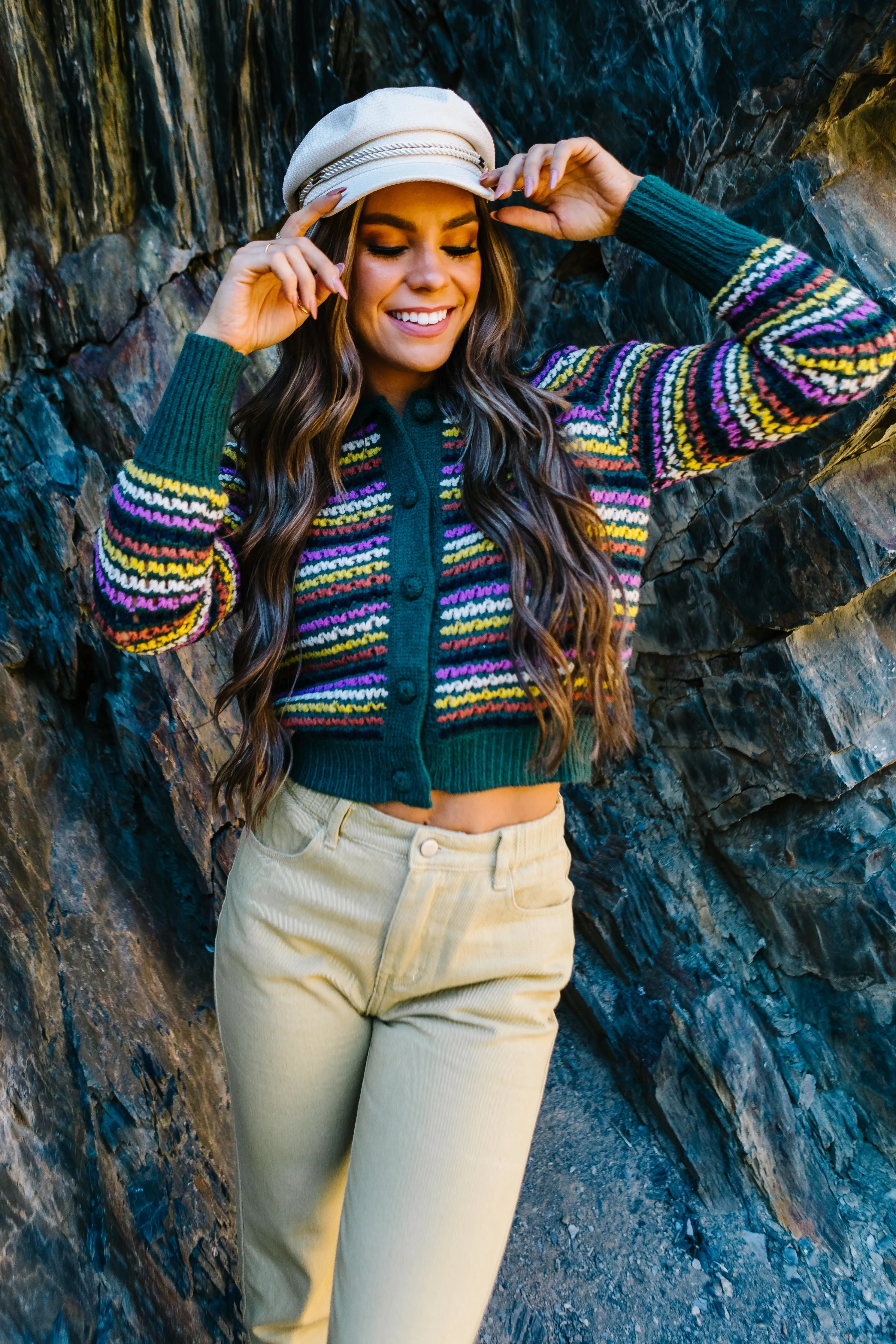 Blaire Striped Cardigan