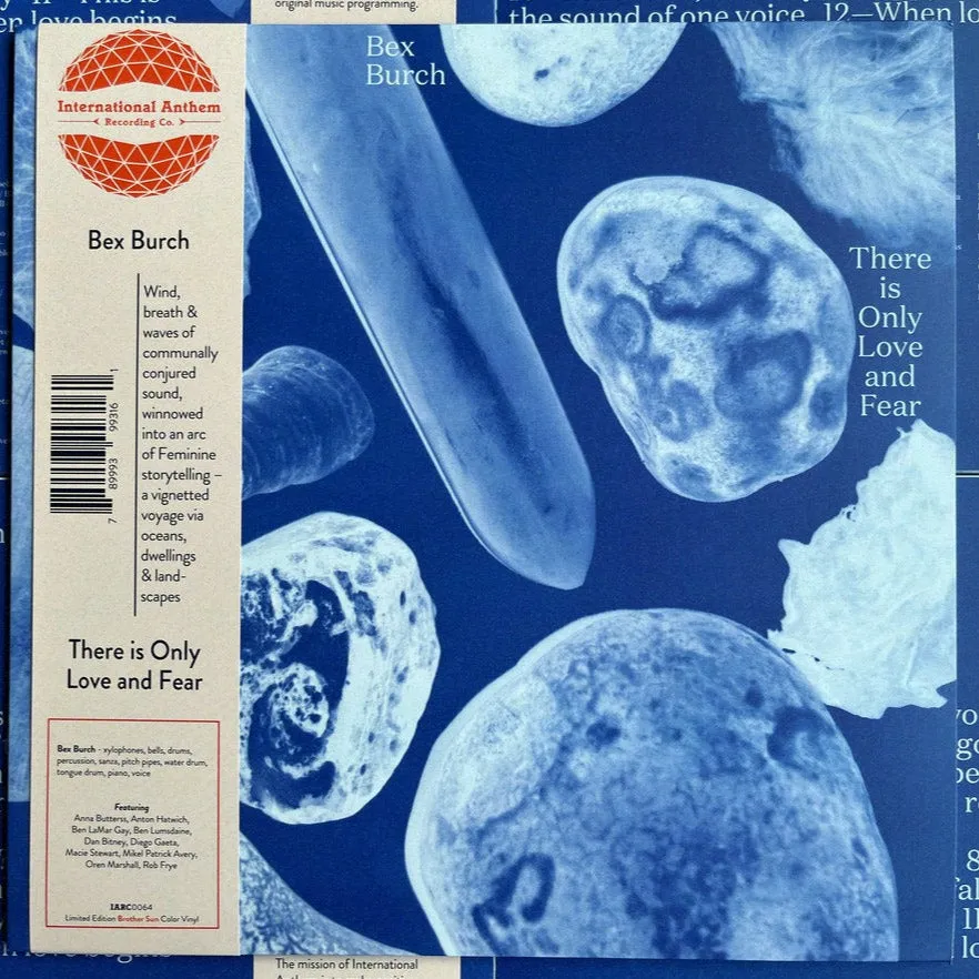 Burch, Bex – There is only love and fear [ORANGE VINYL] – New LP