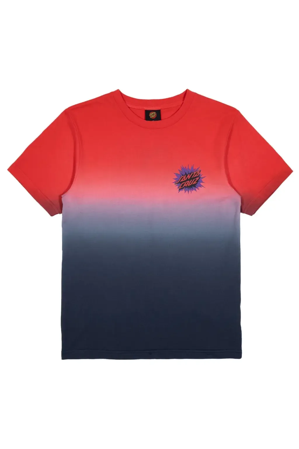 Burst Oval Dot Gradient Tee | Red Gradient