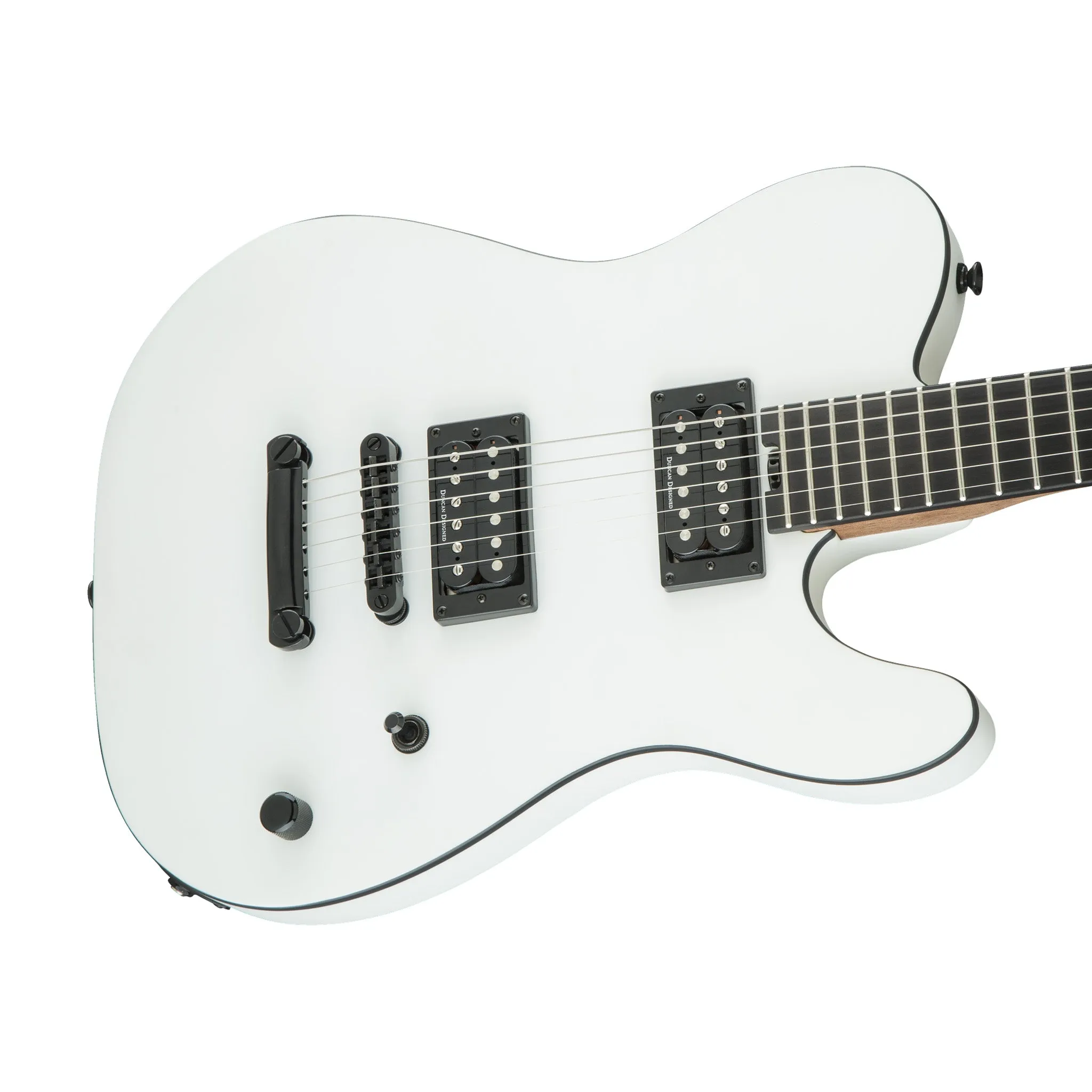 Charvel Pro Mod Joe Duplantier Signature San Dimas Style 2 HH Electric Guitar, Satin White