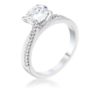 Cicely Contemporary 1ct CZ Engagement Ring | 1.4ct