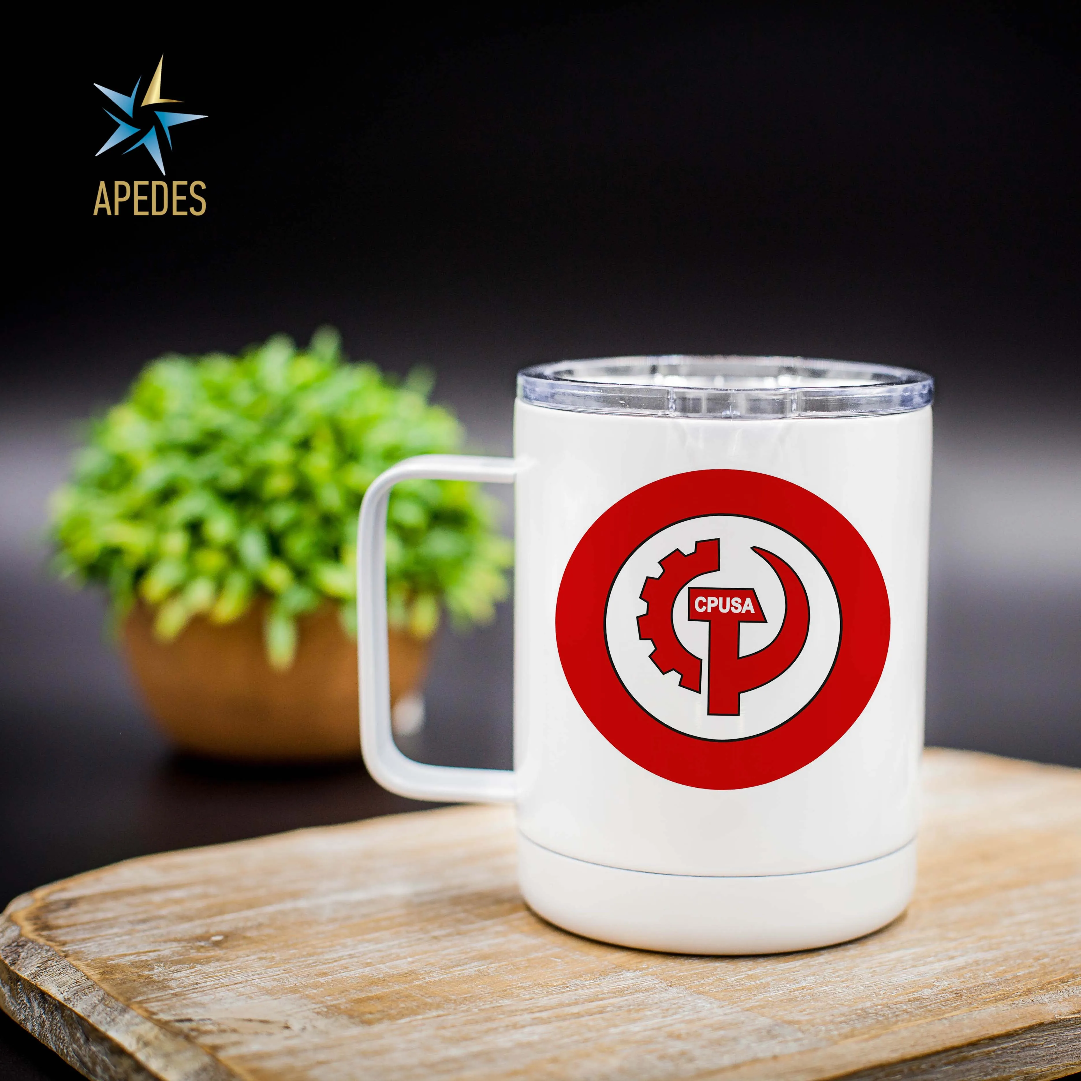 Communist Party USA CPUSA Stainless Steel Travel Mug 13 OZ