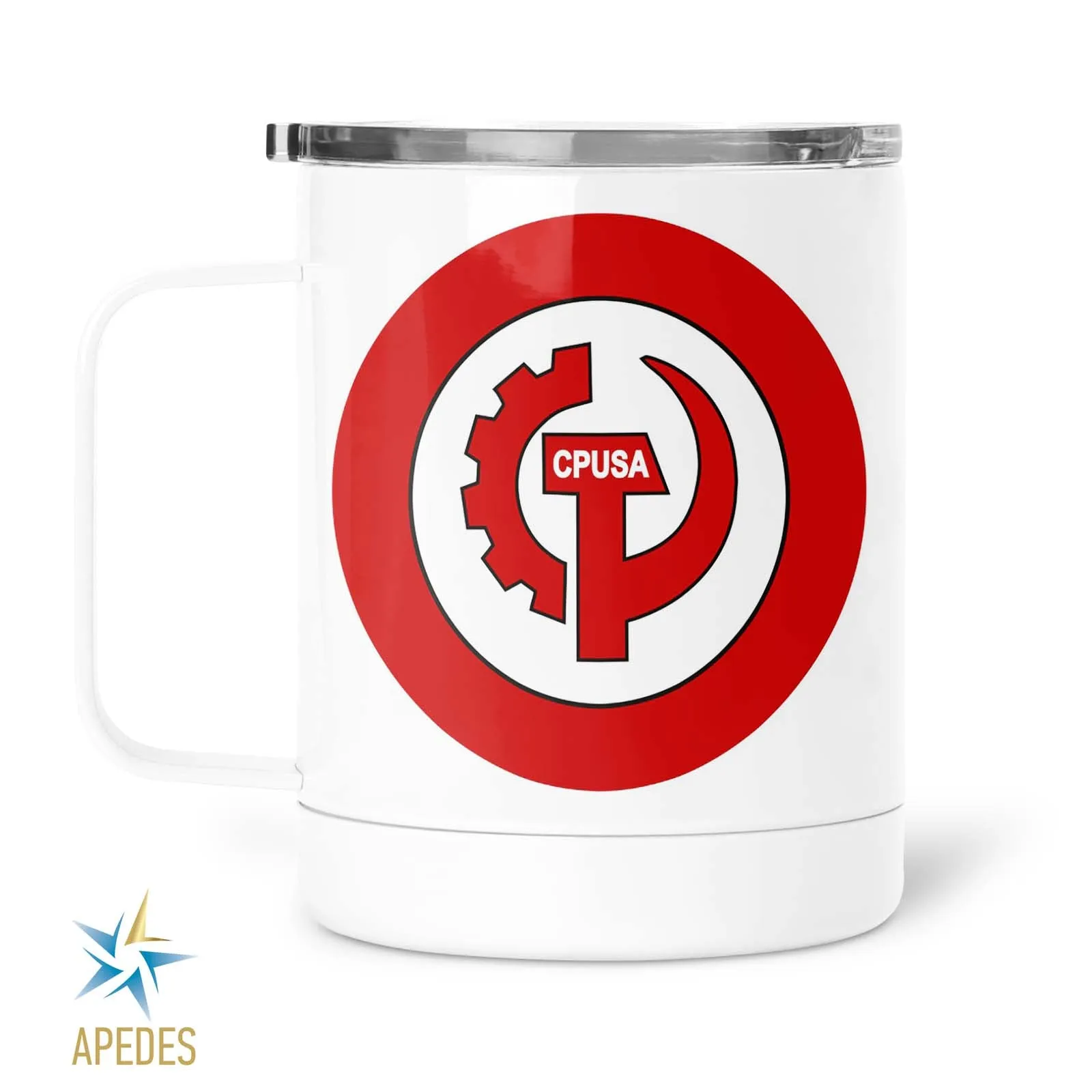 Communist Party USA CPUSA Stainless Steel Travel Mug 13 OZ