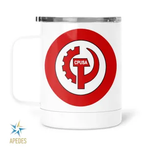 Communist Party USA CPUSA Stainless Steel Travel Mug 13 OZ