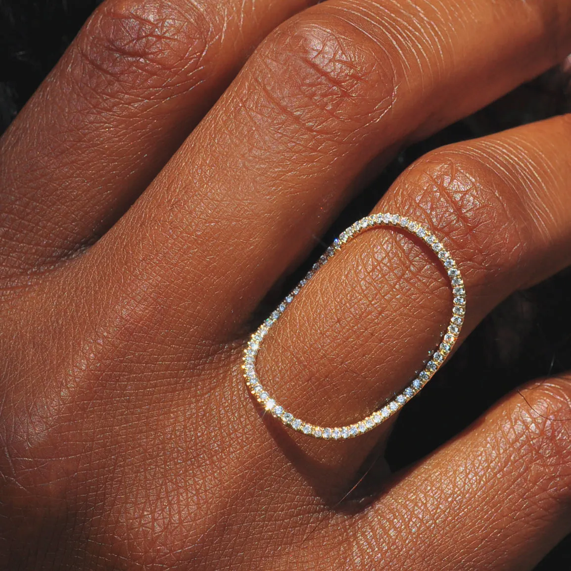 Continuity Pavé Ring