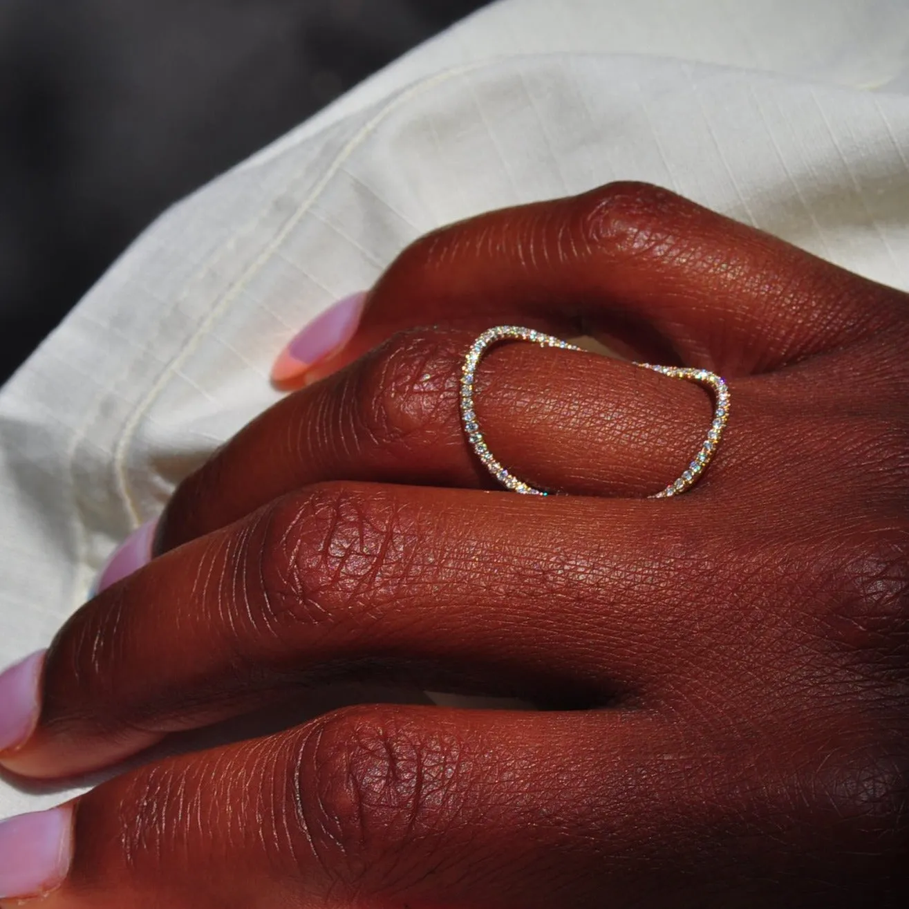 Continuity Pavé Ring