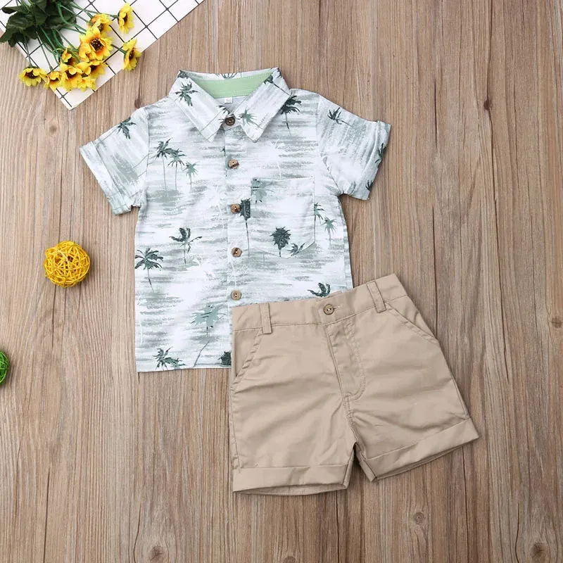 Cool Summer Shirt & Shorts Set