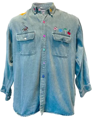 Country Tropical Button Down