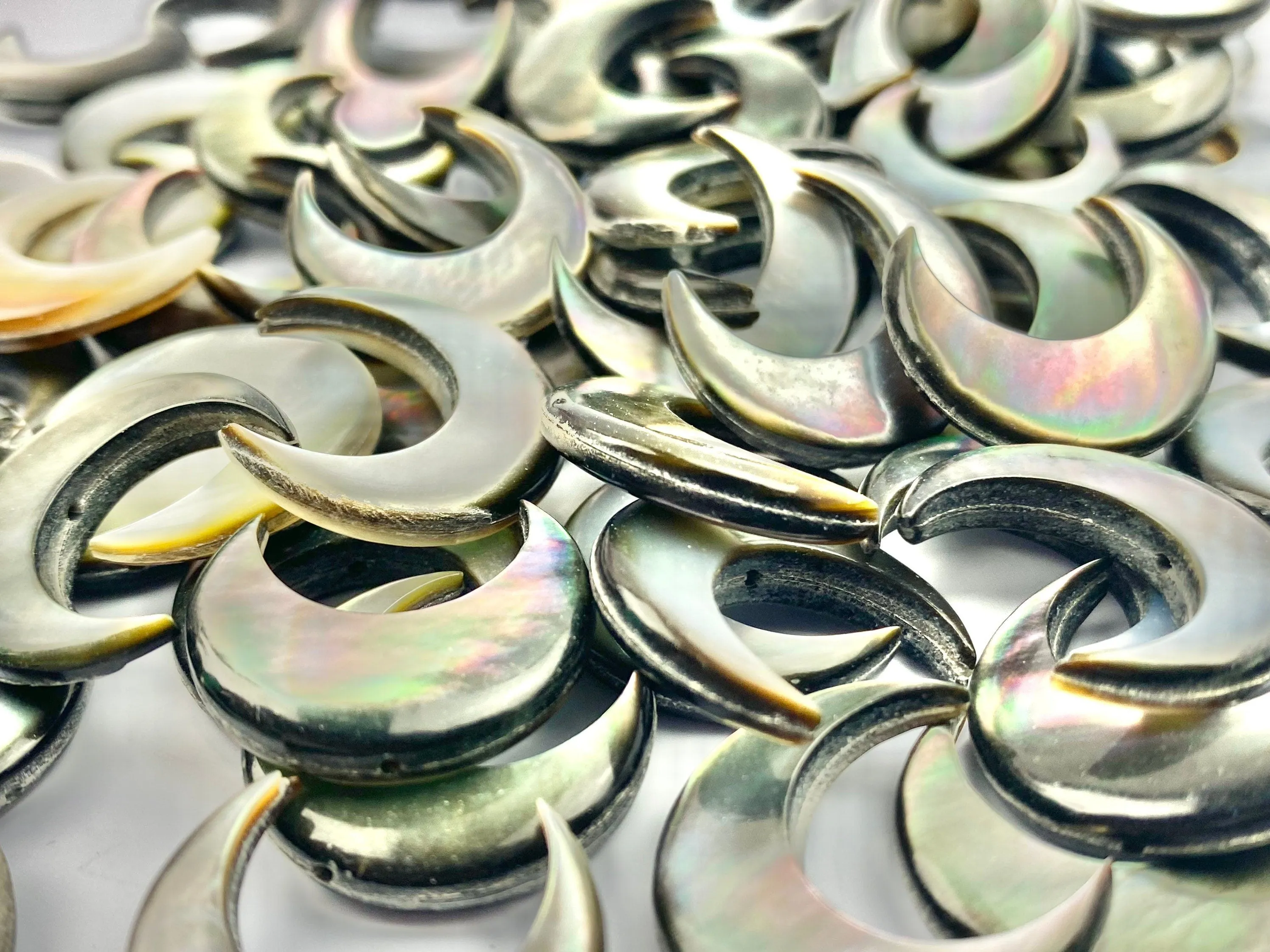 Crescent moon abalone mother of pearl, SKU#M1081