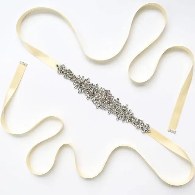 Crystal Rhinestone Wedding Belt
