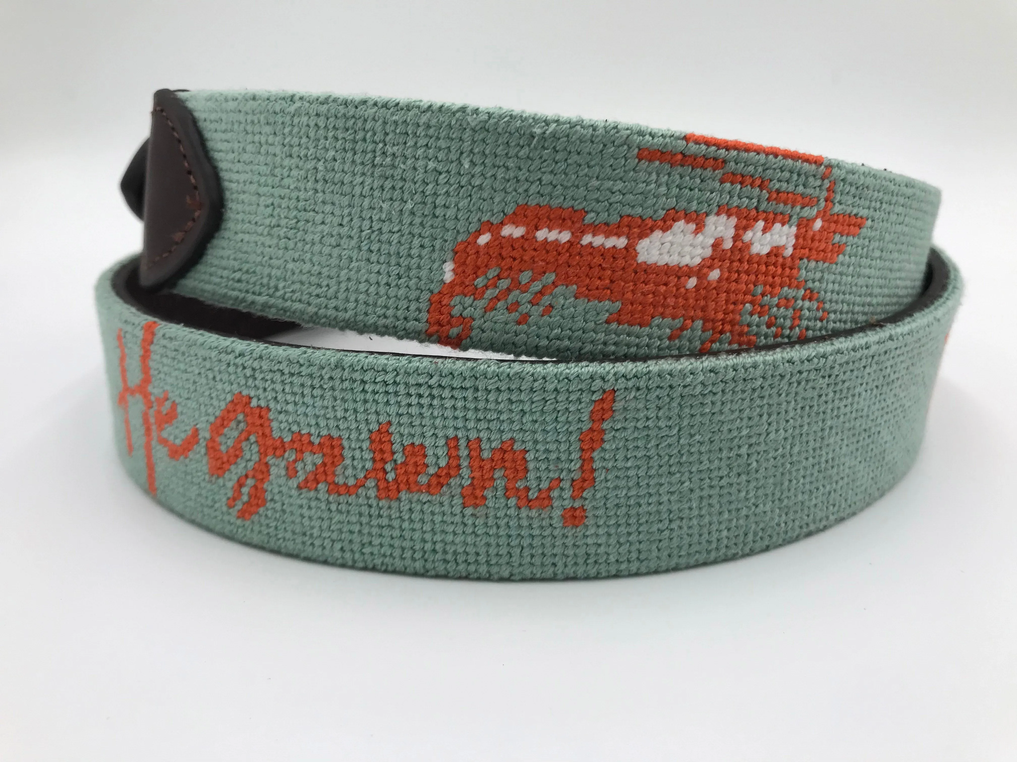 Custom Needlepoint Belt