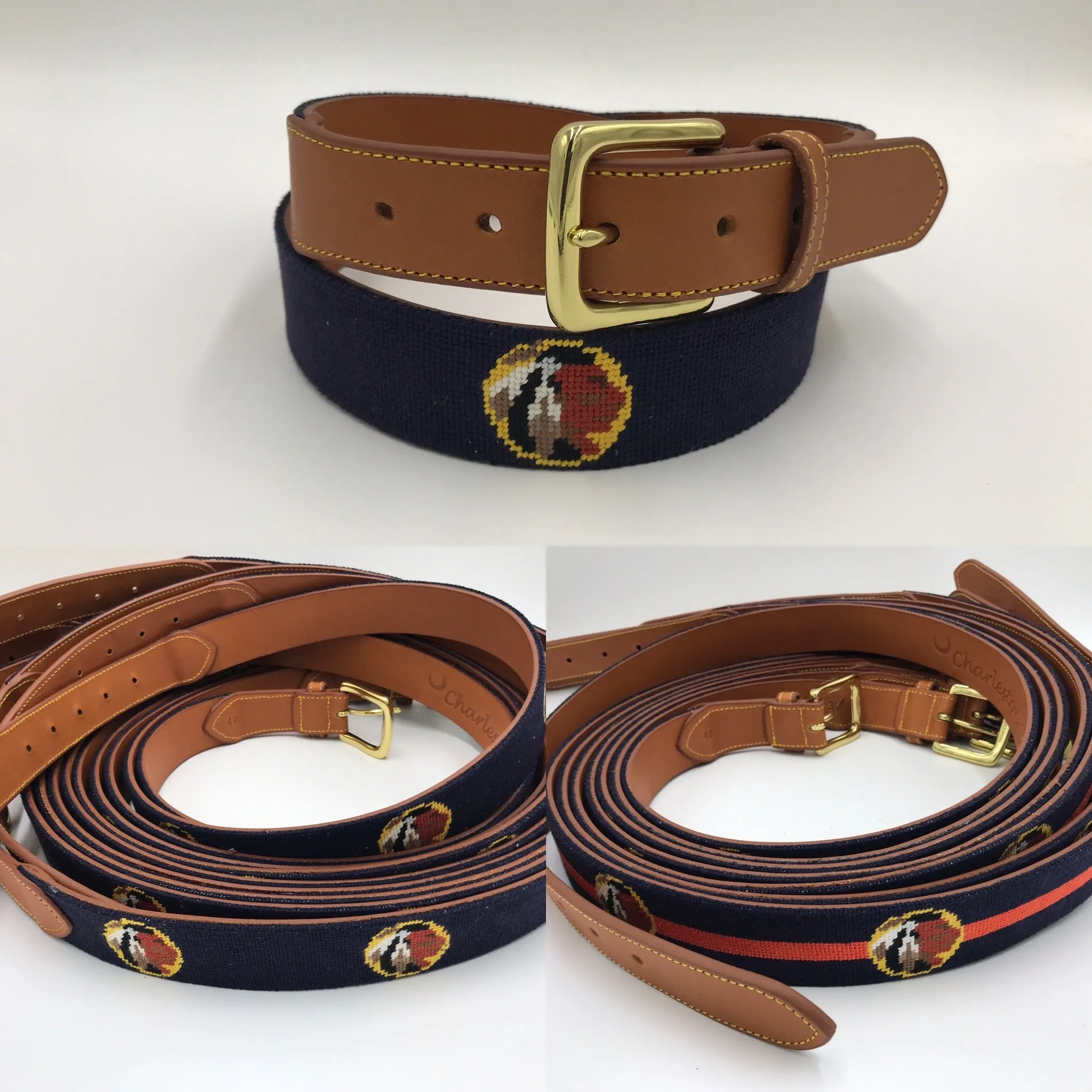 Custom Needlepoint Belt