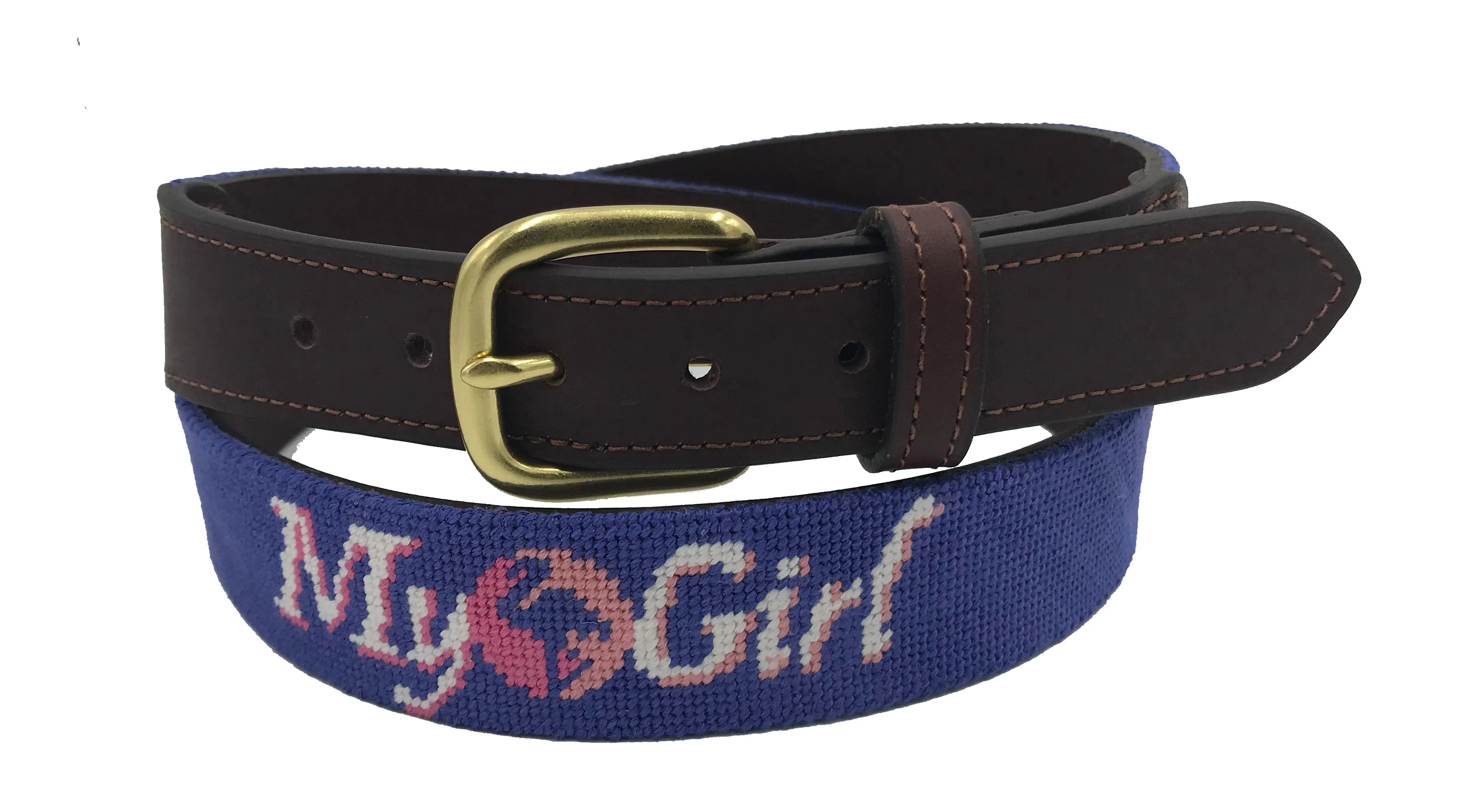 Custom Needlepoint Belt