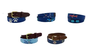 Custom Needlepoint Belt