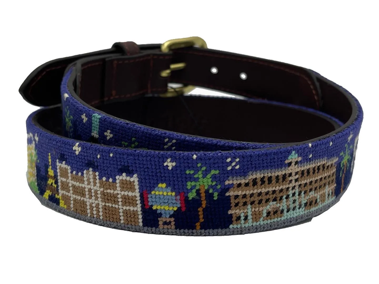 Custom Needlepoint Belt