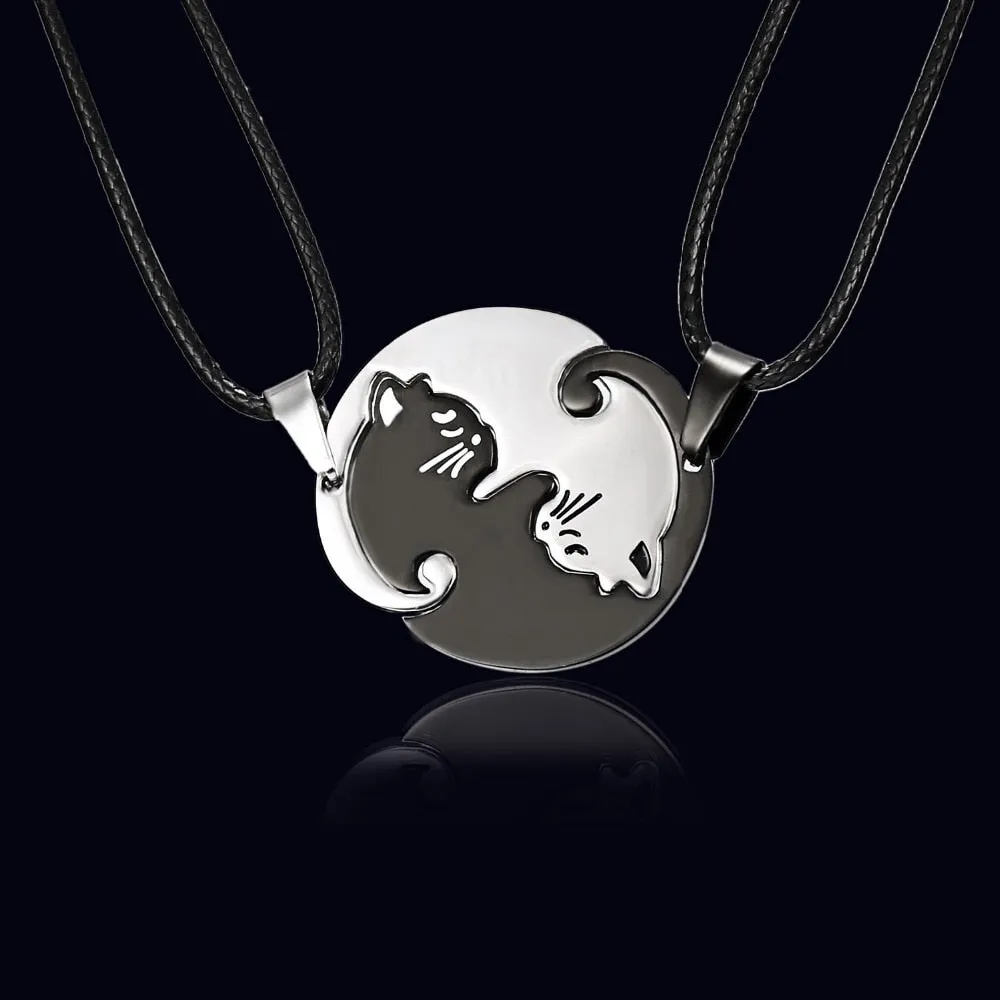 Cute Couple Cat Necklaces (2 PIECES)