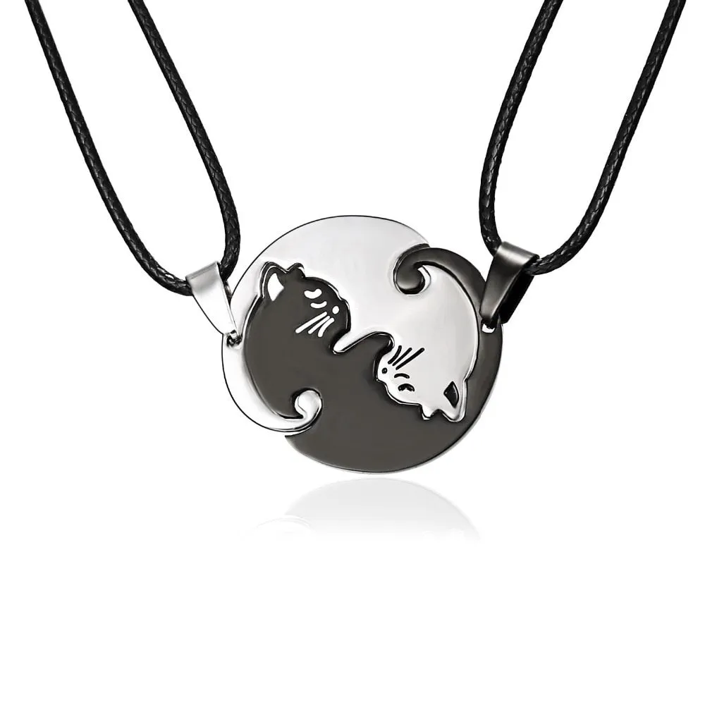 Cute Couple Cat Necklaces (2 PIECES)