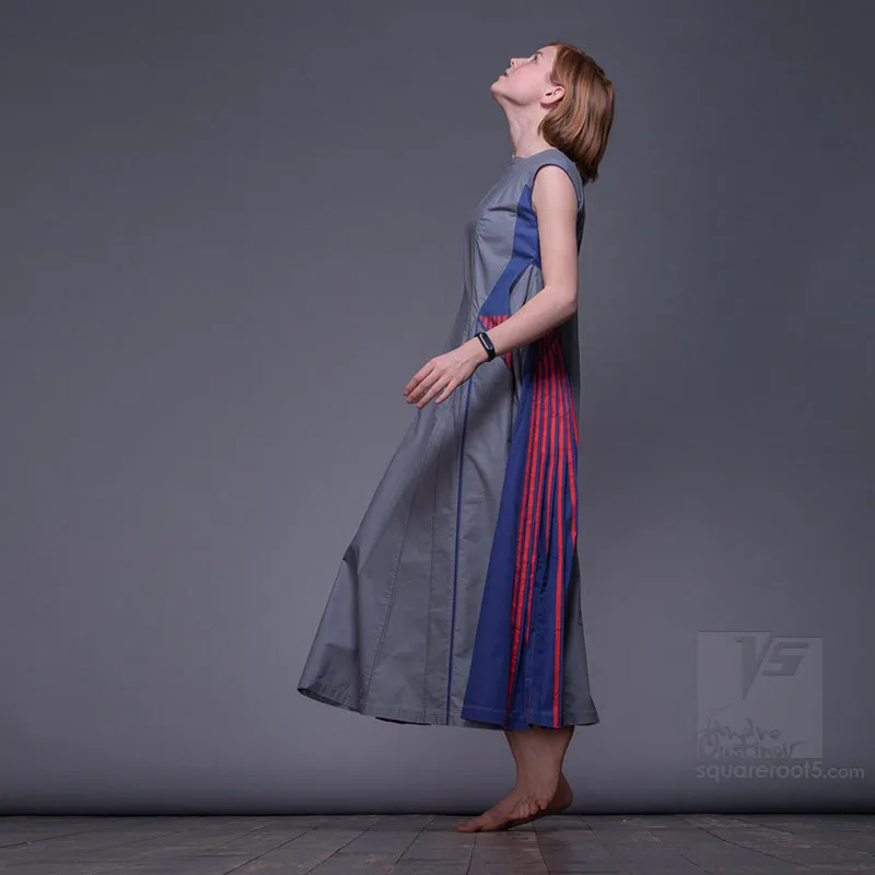 Dress "Revolution" model "SB" Short sleeve Blue