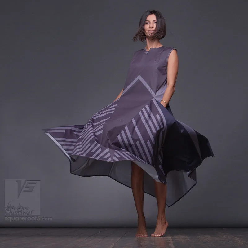 Dress "Wingbeat" model "G" Gray