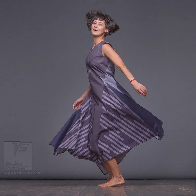 Dress "Wingbeat" model "G" Gray