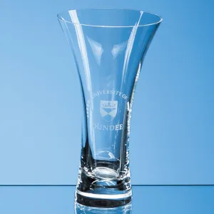Engraved Neptune Plain Trumpet Vase