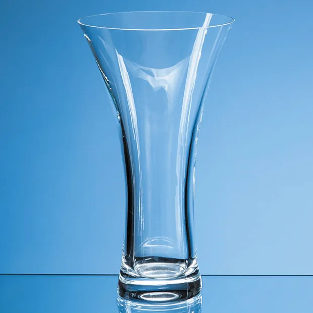 Engraved Neptune Plain Trumpet Vase