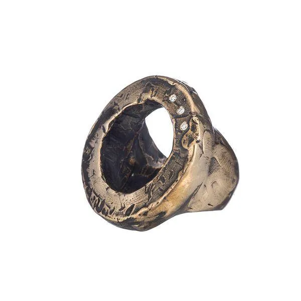 Eternal Rustic Bronze and Diamond Ring