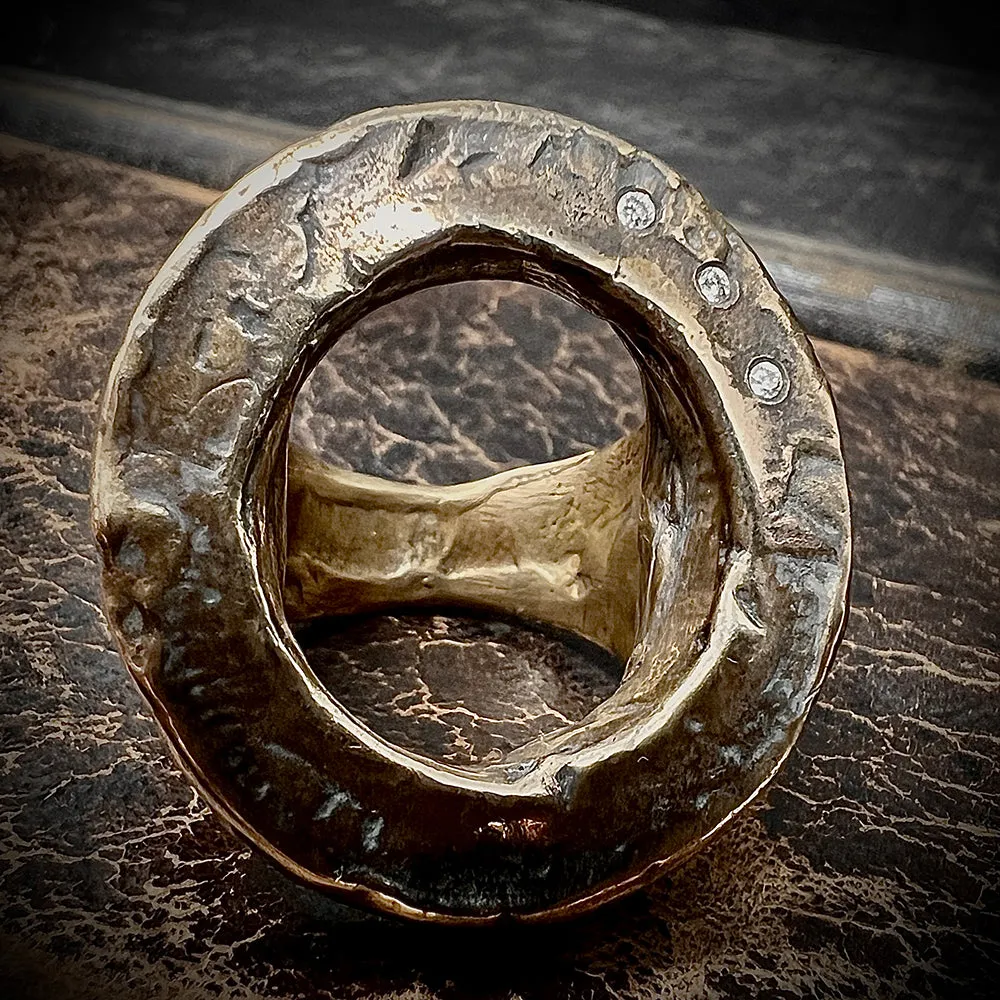 Eternal Rustic Bronze and Diamond Ring