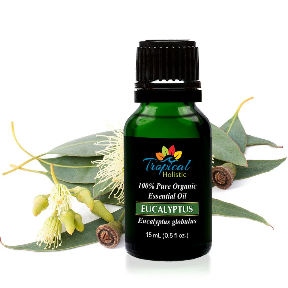 Eucalyptus Globulus Organic Essential Oil 15ml (1/2 oz)